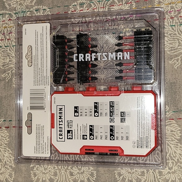NIP | Craftsman 33 Piece Screwdriver Bit Set - Picture 2 of 4